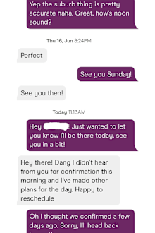 Reddit Tinder date exchange