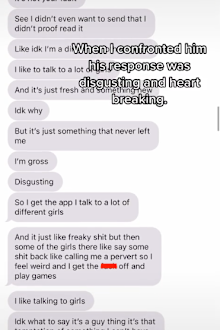 Man's shocking response to cheating revealed