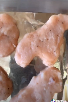 TikTok tutorial for McDonald's nuggets