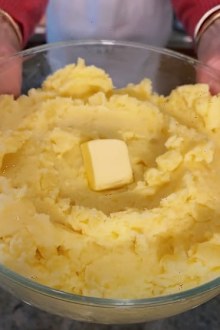 Mashed potato with butter