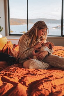 Keira Rumble baby at home