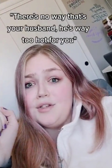 Woman hits back at trolls who say husband is 'too hot for her' 