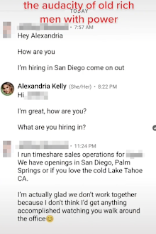 TikToker exposes exec who used LinkedIn job offer to hit on her