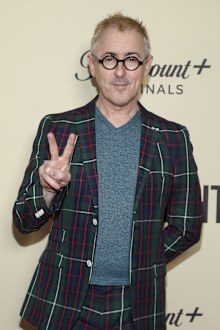 FILE - Alan Cumming attends the Paramount+ series finale premiere for "The Good Fight" at the Museum of Art and Design Theater on Wednesday, Nov. 2, 2022, in New York. Jamie Lee Curtis is this year's recipient of AARP The Magazine's Movies for Grownups Awards career achievement honor. The group announced Thursday that Curtis is receiving the honor at the AARP's annual Best Movies and TV for Grownups ceremony. The event is hosted by returning host Alan Cumming and is premiering on PBS on Feb. 17,