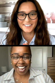 Emma Heming Willis in conversation with Ty Lewis a Certified Dementia Practitioner on Instagram live.