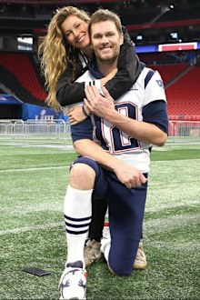 Tom Brady and Gisele Bündchen.