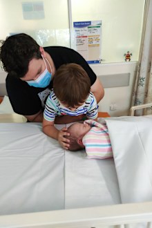 brothers born with Hirschsprung's disease rare life-threatening condition