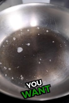 TikTok chef mike hack sear without meat sticking to pan