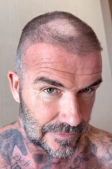 David Beckham reveals a bad hair cut