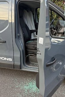 Koby Stevens car broken into