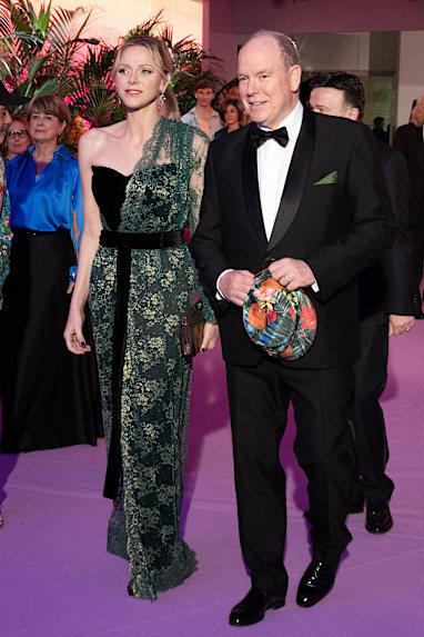 Princess Charlene and Prince Albert II of Monaco