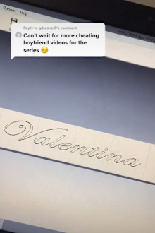 Cheating friend gift with message