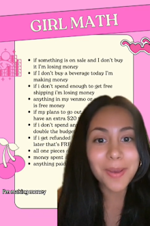 girl math rules
