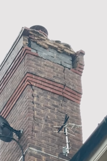 British singer Peter Andre shares shocking footage of house being struck by lightning while inside.