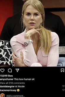 Amy Schumer Nicole Kidman photo joke