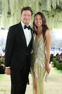 NEW YORK, NEW YORK - MAY 04: (L-R) Hugh Jackman and Sutton Foster attend the 2026 Met Gala celebrating "Costume Art" at the Metropolitan Museum of Art on May 04, 2026 in New York City. (Photo by Kevin Mazur/MG26/Getty Images for The Met Museum/Vogue)