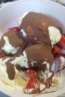 A woman has replicated Cottee's Ice Magic with Nutella