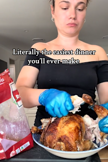 Rotisserie chicken tiktok recipe