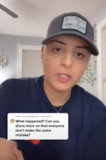 TikTok user Kaelyn has shared a video advising followers of the dangers of spin class
