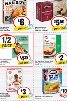 There's a huge variety of frozen foods at IGA.