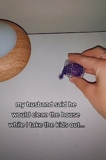 Wife cleaning trap