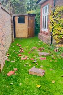 British singer Peter Andre shares shocking footage of house being struck by lightning while inside.
