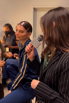 Emily Ratajkowski reveals the true pronunciation of her Polish last name.