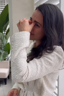 Monteverde was shocked and moved to tears when she realised she was about to get married. 