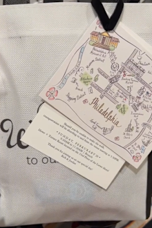 Bride makes the cutest wedding welcome bags for her guests using supplies from Etsy