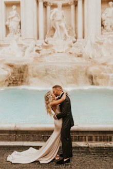 My Wedding Day: Couple marries at Rome's Trevi 