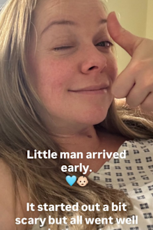 liz mcclarnon baby