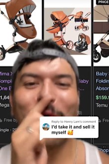vintage stroller flip from trash to treasure