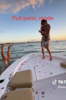 marriage proposal dropped ring video