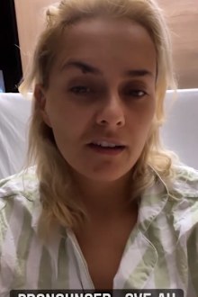 Moana Hope explains how to pronounce her newborn baby's name.