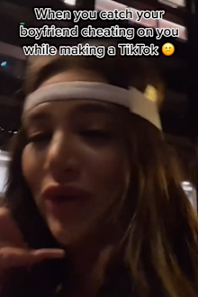 Cheating boyfriend TikTok