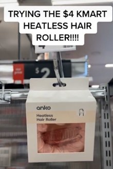Kmart heatless hair roller