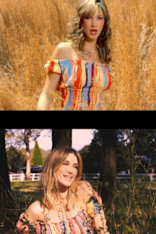 Delta Goodrem remakes iconic 'Don't Care' music video 20 years later.