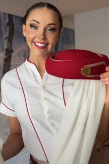 Emirates flight attendant 