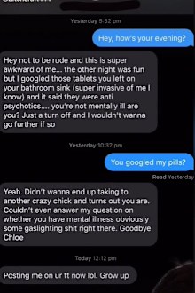 Text after Google meds