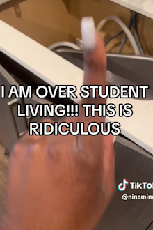 student living complaint in video