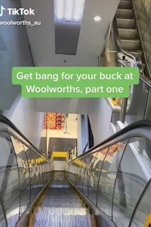 Woolies Australia TikTok video