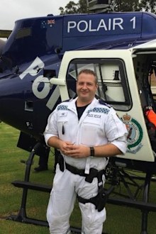 Sergeant Peter Stone, the man who died rescuing his 14-year-old son at a beach near Narooma