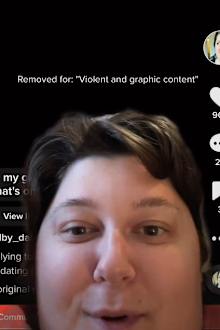 tiktok video almost banned due to graphic photo also used on dating profile
