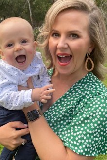 Mum Megan Mariotti and her son Liam