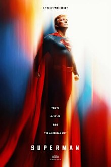 The White House has posted a bizarre artificially-generated image of US President Donald Trump on the movie poster of the new film Superman.