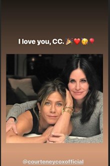 Courteney Cox, 56th birthday, diving, video, Jennifer Aniston, greeting