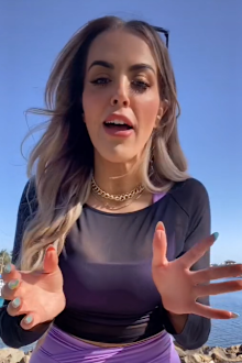 fitness influencer stolen package