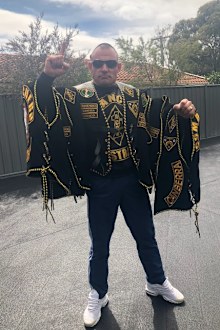 A jury has been shown social media posts of former bikie boss Peter Zdravkovic, that prosecutors claim provoked an attempt on his life.