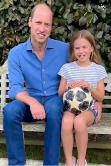 Prince William has confirmed he won't be attending the FIFA Women's World Cup final in Sydney in person, during a sweet video message with daughter Princess Charlotte