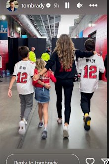 Tom Brady shares sweet photo of ex Gisele Bündchen and their kids as he announces final retirement from NFL.